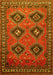 Persian Yellow Traditional Rug, tr807yw