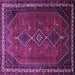 Square Persian Purple Traditional Rug, tr808pur
