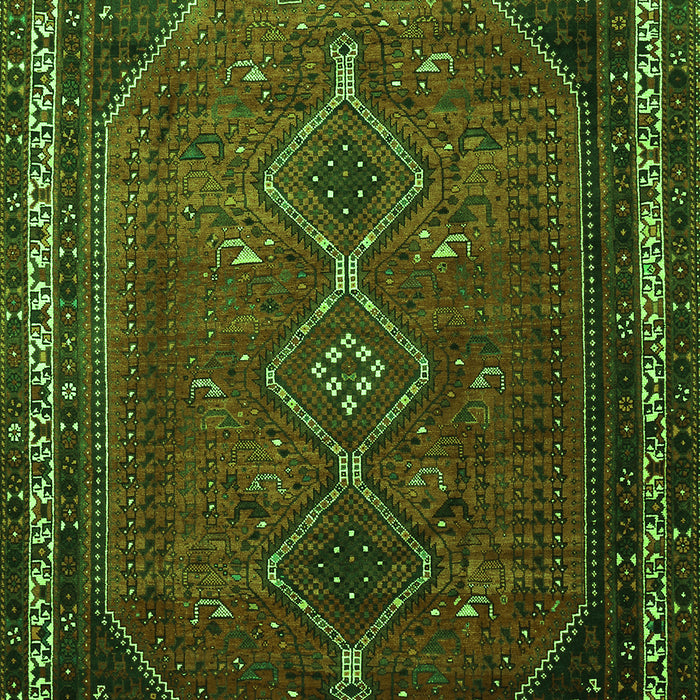Persian Green Traditional Rug, tr808grn