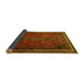 Sideview of Persian Yellow Traditional Rug, tr808yw