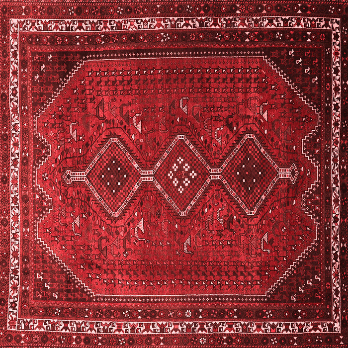 Machine Washable Persian Red Traditional Rug, wshtr808red