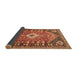 Sideview of Persian Brown Traditional Rug, tr809brn