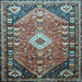 Square Persian Light Blue Traditional Rug, tr809lblu