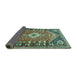 Sideview of Persian Turquoise Traditional Rug, tr809turq