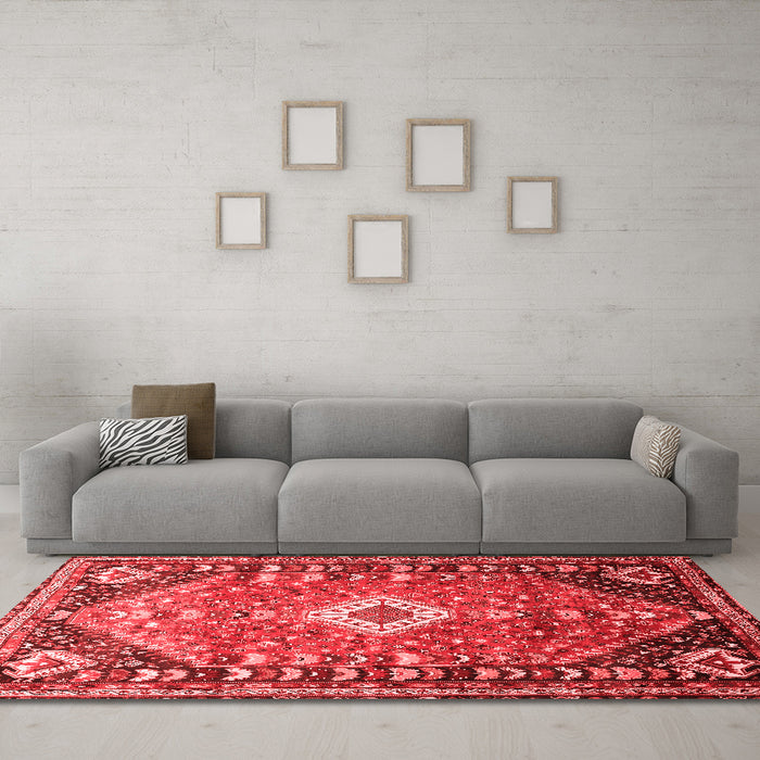 Traditional Red Washable Rugs