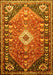 Machine Washable Persian Yellow Traditional Rug, wshtr809yw