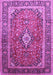 Medallion Purple Traditional Rug, tr80pur