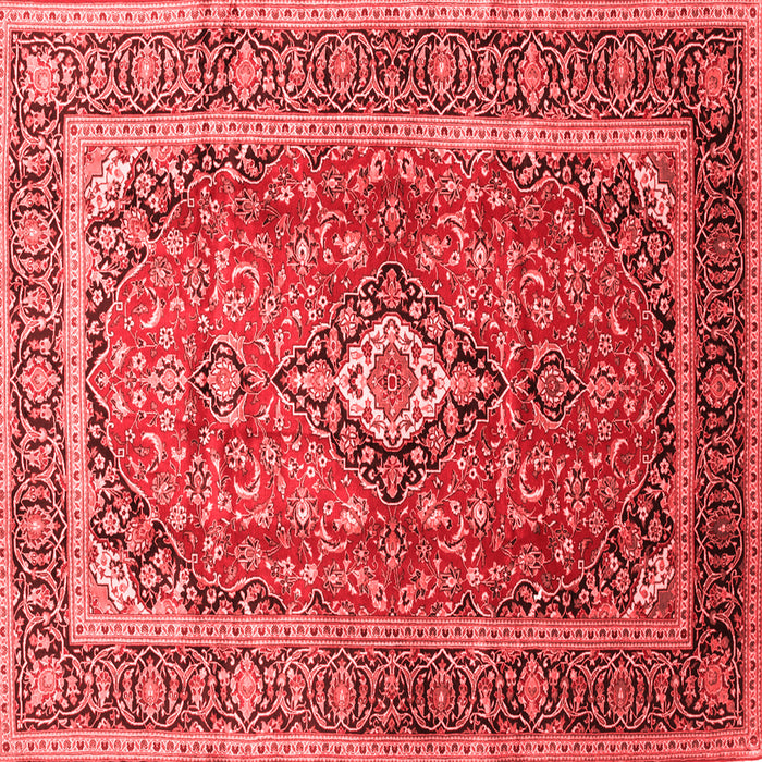 Medallion Red Traditional Rug, tr80red