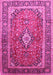 Medallion Pink Traditional Rug, tr80pnk