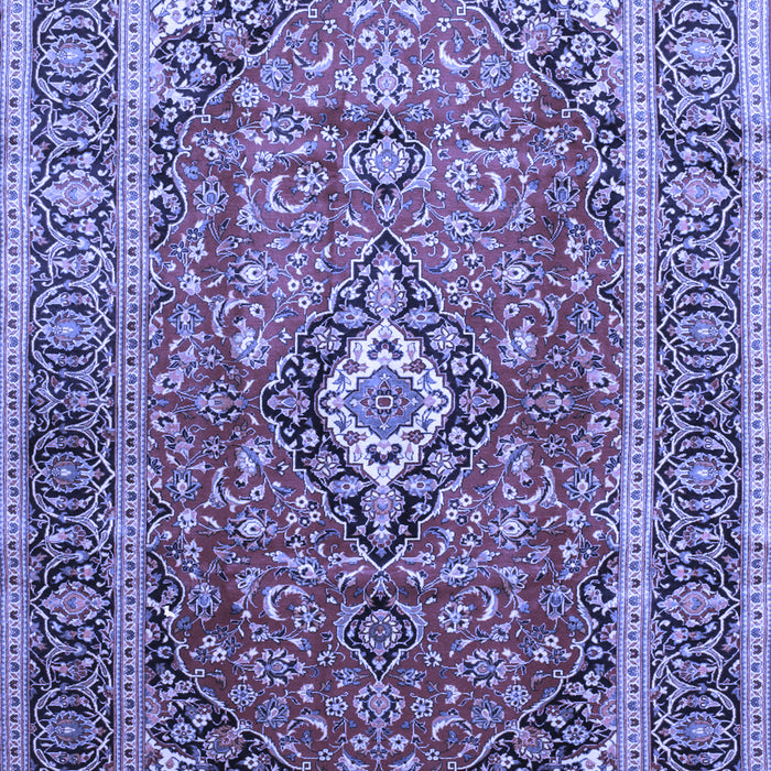 Medallion Blue Traditional Rug, tr80blu