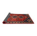 Sideview of Traditional Brown Persian Rug, tr810