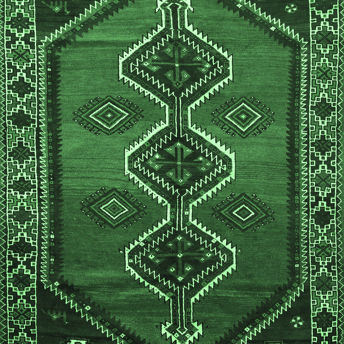 Persian Emerald Green Traditional Rug, tr810emgrn