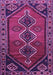 Machine Washable Persian Purple Traditional Area Rugs, wshtr810pur