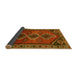 Sideview of Persian Yellow Traditional Rug, tr810yw