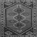 Serging Thickness of Persian Gray Traditional Rug, tr810gry