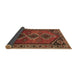 Sideview of Persian Brown Traditional Rug, tr810brn