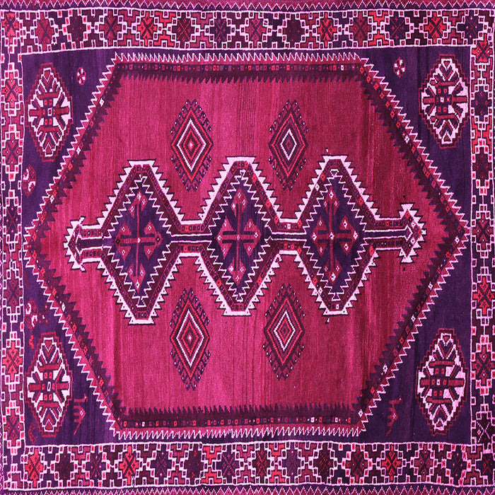 Square Persian Pink Traditional Rug, tr810pnk