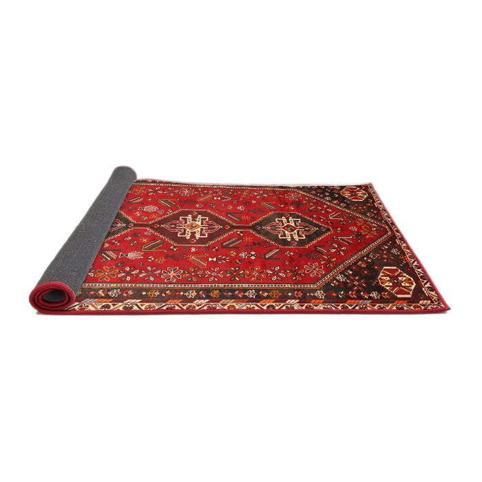 Sideview of Traditional Red Persian Rug, tr811
