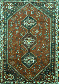 Persian Turquoise Traditional Rug, tr811turq