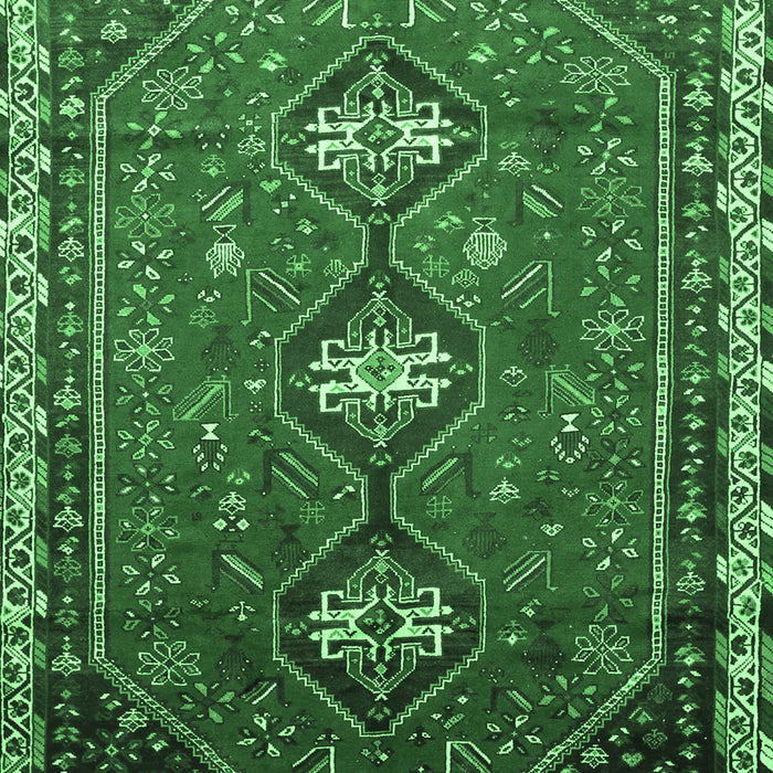 Persian Emerald Green Traditional Rug, tr811emgrn