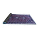 Sideview of Persian Blue Traditional Rug, tr811blu