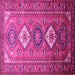 Square Persian Pink Traditional Rug, tr812pnk