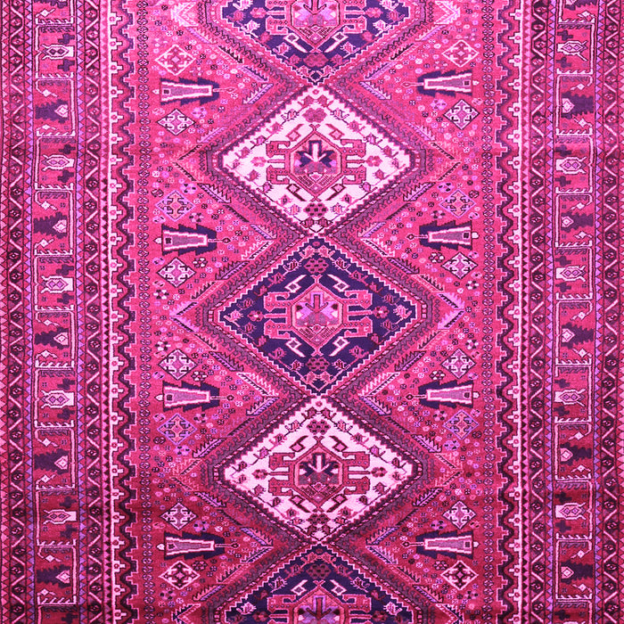 Machine Washable Persian Pink Traditional Rug, wshtr812pnk