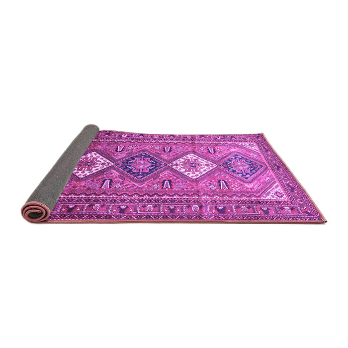 Sideview of Persian Purple Traditional Rug, tr812pur