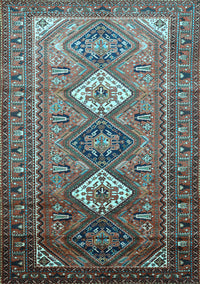 Persian Light Blue Traditional Rug, tr812lblu