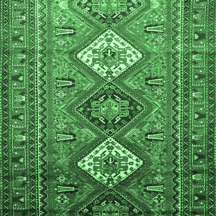 Persian Emerald Green Traditional Rug, tr812emgrn