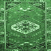 Square Persian Emerald Green Traditional Rug, tr813emgrn