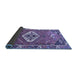 Sideview of Persian Blue Traditional Rug, tr813blu