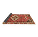 Sideview of Persian Brown Traditional Rug, tr813brn