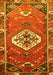 Machine Washable Persian Yellow Traditional Rug, wshtr813yw
