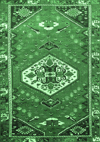 Persian Emerald Green Traditional Rug, tr813emgrn