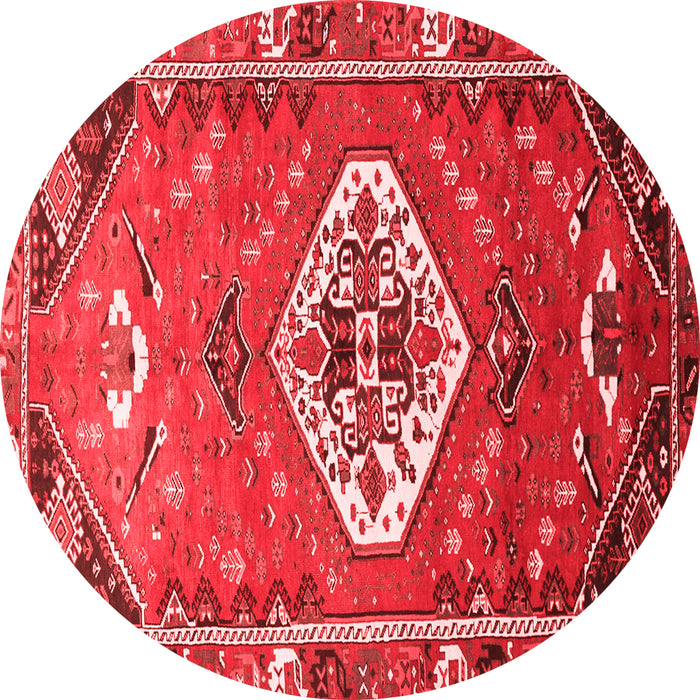 Machine Washable Persian Red Traditional Rug, wshtr813red
