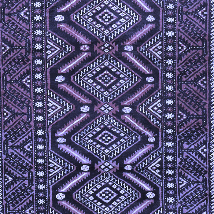 Machine Washable Persian Blue Traditional Rug, wshtr814blu