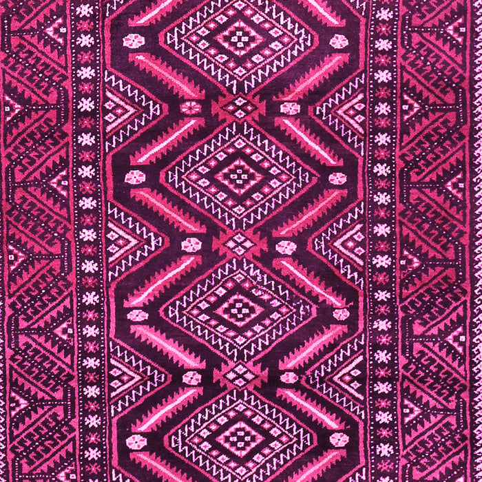 Machine Washable Persian Pink Traditional Rug, wshtr814pnk