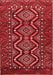 Persian Red Traditional Area Rugs