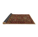 Sideview of Persian Brown Traditional Rug, tr814brn