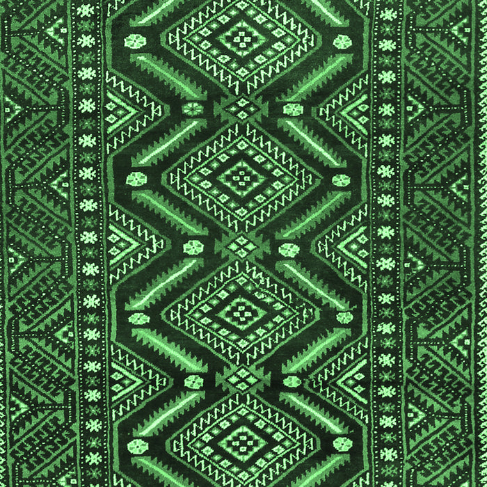 Machine Washable Persian Emerald Green Traditional Area Rugs, wshtr814emgrn