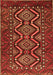 Persian Orange Traditional Rug, tr814org