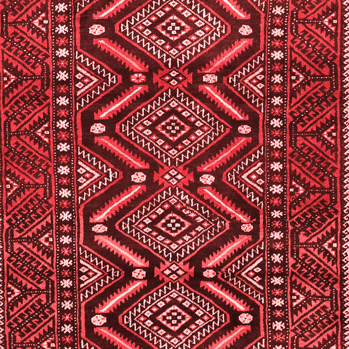 Machine Washable Persian Red Traditional Rug, wshtr814red