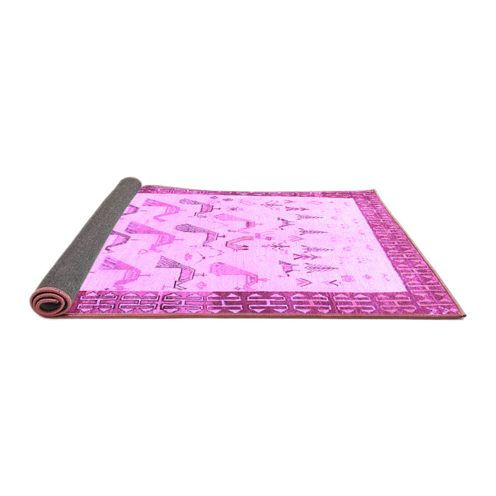 Sideview of Persian Purple Traditional Rug, tr815pur