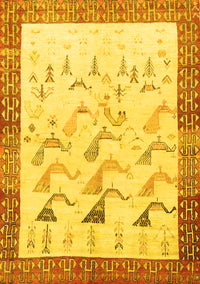 Persian Yellow Traditional Rug, tr815yw