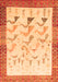 Persian Orange Traditional Rug, tr815org