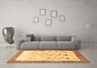 Machine Washable Persian Brown Traditional Rug in a Living Room,, wshtr815brn