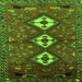 Serging Thickness of Persian Green Traditional Rug, tr816grn