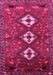 Machine Washable Persian Pink Traditional Rug, wshtr816pnk