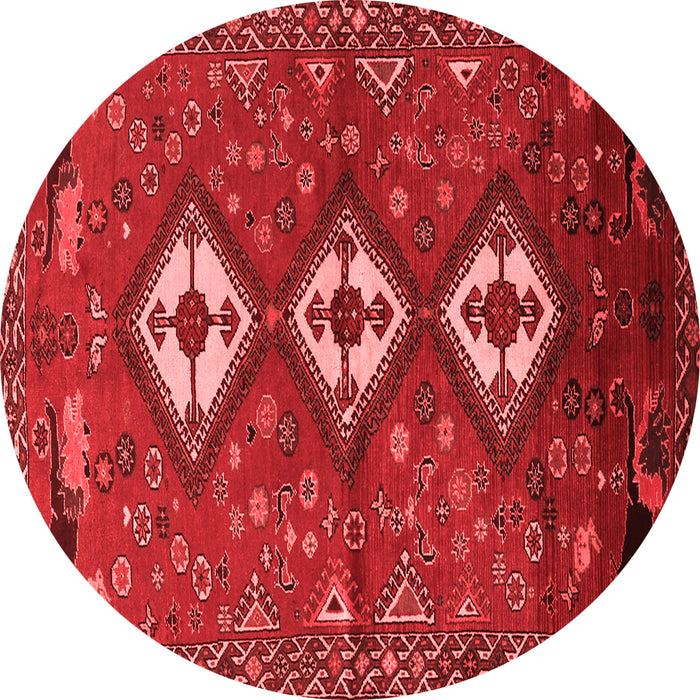 Machine Washable Persian Red Traditional Rug, wshtr816red